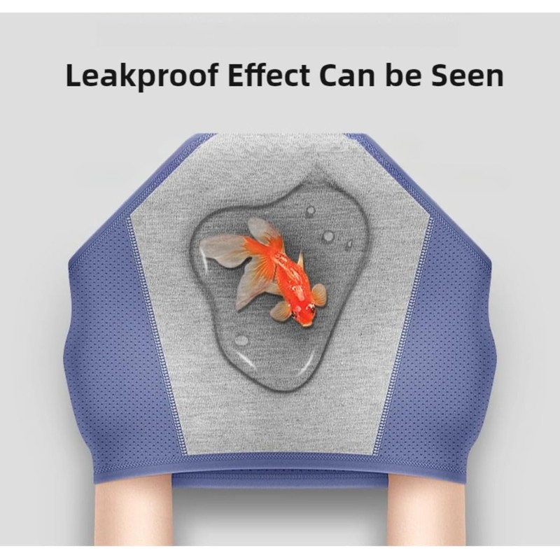 Leakproof Panties for Over 60#s with Incontinence-5 Pack Leakproof Ladies
