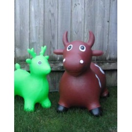 Animal Hop Arounds LARGER SIZE BULL OR COW Animal For Older Kids Inflatable Bouncy Hopper Toys
