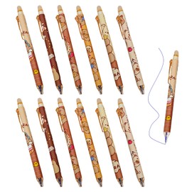 12 Pieces Cartoon Capybara Neutral Pen, Press Neutral Pen, Cute Stationery, Writing Tools, Student Stationery.