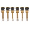 10 Pcs Valve Stems Straight Brass Heavy Duty Clamp in
