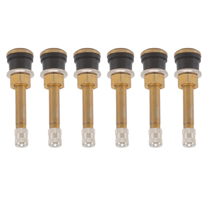 10 Pcs Valve Stems Straight Brass Heavy Duty Clamp in
