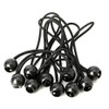 10 in Heavy Duty Elastic Black Ball Bungees Tarp -