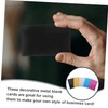 Tofficu 1set Blank Name Cards DIY Engraved Business Card Blanks