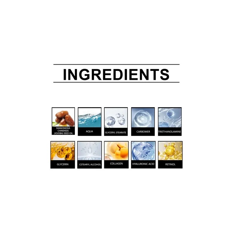 Jay Crema Hombres Colageno Y Retinol, Reafirmante, Hidratan