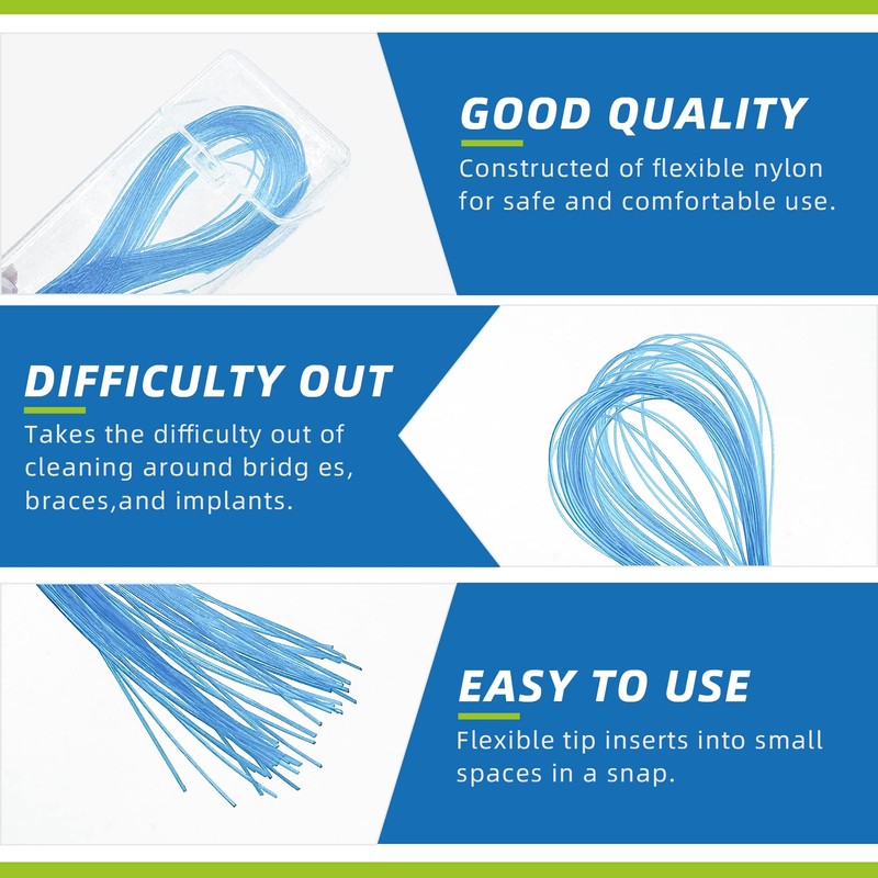 RioRand Floss Threaders, Essential Tool for Maintaining Oral Health with