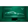 Corvette c7 Acrylic Engraved Rgb Led Night Stand