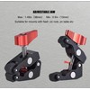 POYINCO Ballhead Arm Super Clamp Mount Double Ball Head Adapter