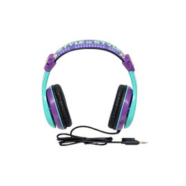 eKids Karmas World Headphones for Kids, Wired Headphones for School, Home or Travel, Tangle Free Stereo Headphones with Parental Volume Control, Connect via 3.5mm Jack
