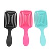 3 Uds Cepillo de Pelo Curvo con Ventilación Peine Alisador