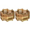 Sun Bulb 51720 Better GRO Octagon Cedar Basket, 8" (Two