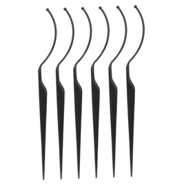 NOLITOY 6pcs Modern Design False Eyelash Holder Sturdy Acrylic Eyelash Applicator Tool Smooth Surface