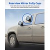 Rear view Mirror Fully Caps Covers Compatible with 2007-2014 Chevy