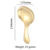 6 PCS Short Handle Spoons Tablespoon Measuring Spoons for Tea