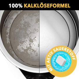 [50x] Descaling Tablets for Fully Automatic Coffee Machines and Coffee Machines, Made in Germany, Compatible with Jura, Siemens EQ Series, Krups, Bosch, Miele, Melitta, WMF, Descaler for 50 Cleaning