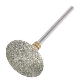 Cono de pedicura de diamante, taladro de pedicura de acero inoxidable en forma de paraguas, almohadilla de amortiguación de pies de diamante para uñas y dedos de los pies