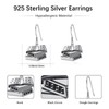 YYmqmq Book Earrings for Women 925 Sterling Silver Book Teacher