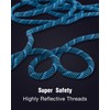 Long Dog Leash with Reflective Threads 15FT 20FT 30FT 50FT,Heavy