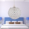 Modern Clear Jewelled Globe Ceiling Light Shade Acrylic Crystal Sphere