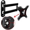 Vesa TV Wall Mount 3 Arms Tilting +8°-15° Position 0°