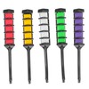 Healvian 5pcs Rainbow Hair Chalk Comb Quick Drying Temporary Hair