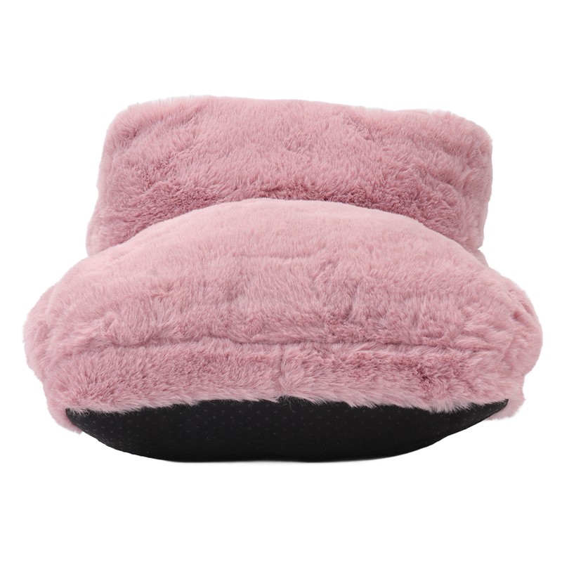 Electric Heated Foot Warmer Pink 5V USB Rechargeable Thickened Foot