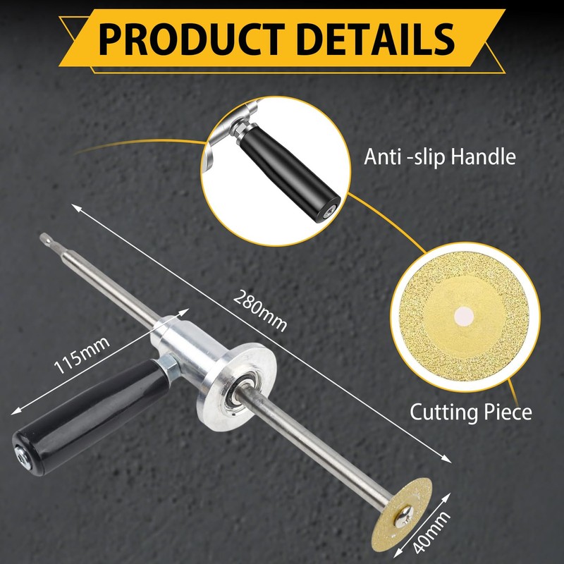 Inside Pipe Cutter for PVC Pipe Tool with Handle, Internal