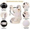 vrbabies Babytrage - Ergonomisch,Leicht und Bequem,Leicht zu Tragen,Geeignet für Mütter
