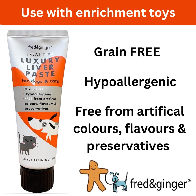 Fred & Ginger Liver Paste Tubes for Dogs and Cats