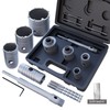 GSTK 10pcs Concrete Hole Saw Set （30mm 40mm 50mm 65mm）