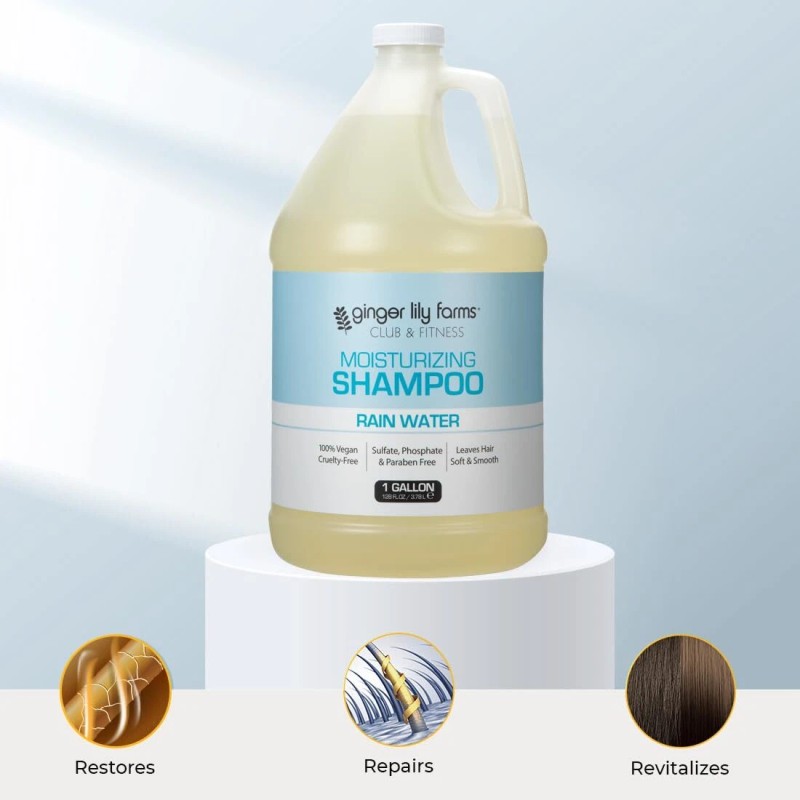 Ginger Lily Farms Club Fitness 128 Fl Oz Moisturizing Shampoo