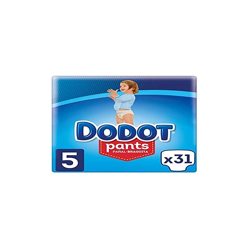 DODOT Talla 5 Pants (12-17 kg) Pack of 30