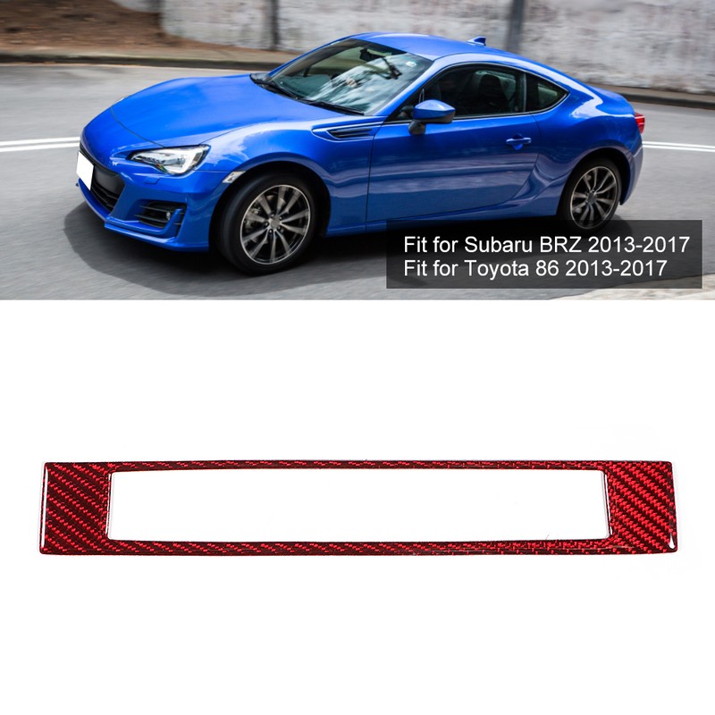 Left Drive Car Center Control Frame Carbon Fiber Decoration Fit