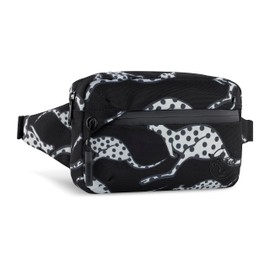 Chiemsee Jump N Fly Belt Bag, Waist Bag Travel and Everyday Made from Recycled PET, black, Belt bag made of PET