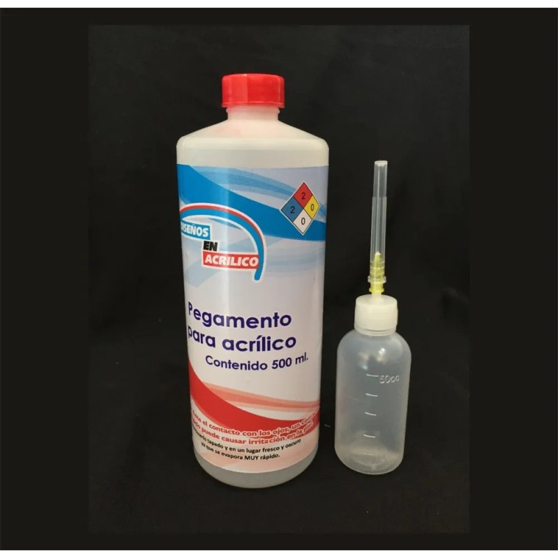 Pegamento Para Acrílico 500 Ml Con Aplicador Agua