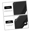 CHILDWEET Carbon Fiber Car Valve Cover Engine Spark Plug Protector