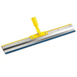 1 Pack 22" Notched Squeegee for Epoxy with 5mm Serrated Blade for Self Leveling Cement Urethane Epoxy Floor Tools