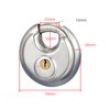 ieron Round Padlocks with 2 Keys, 70mm Heavy Duty Waterproof