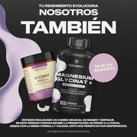 Glicinato de Magnesio. 120 capsulas de 500mg (4 Meses). VitalBotanics. Multivitaminico con Colágeno, Suplementos Alimenticios. Libre de Gluten y Aditi