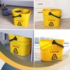 Yocada Commercial Mop Bucket with Wringer Portable Collapsible Plastic Mop