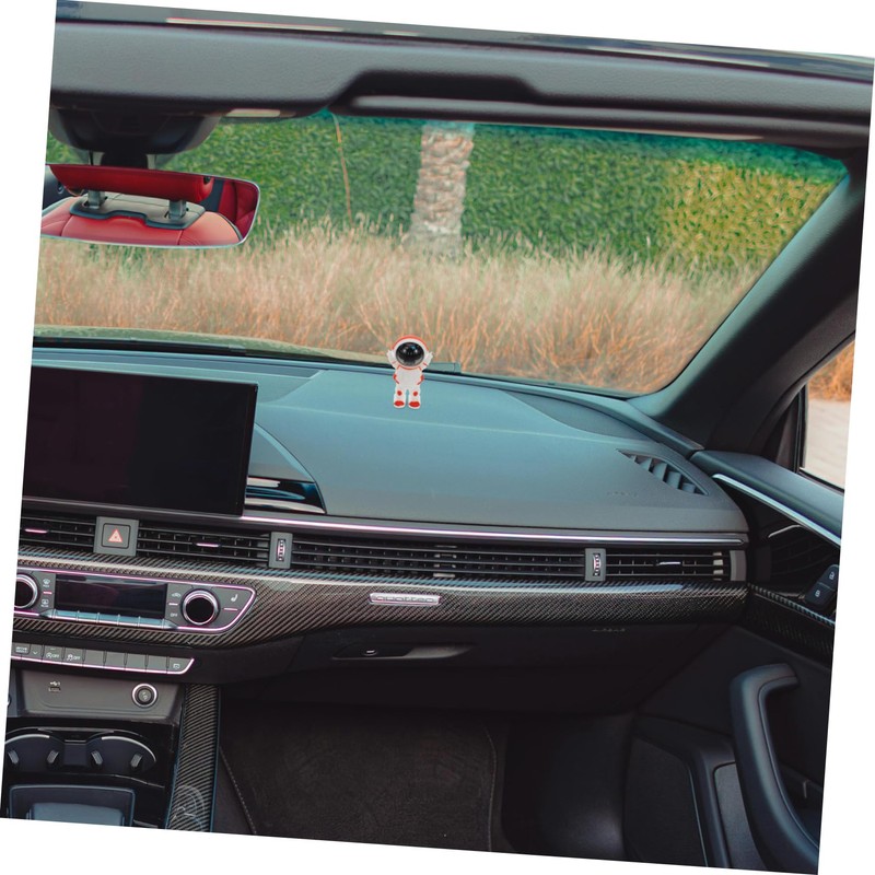 ULTECHNOVO Astronaut Car Compass Cute Dashboard Decoration Portable Auto Compass