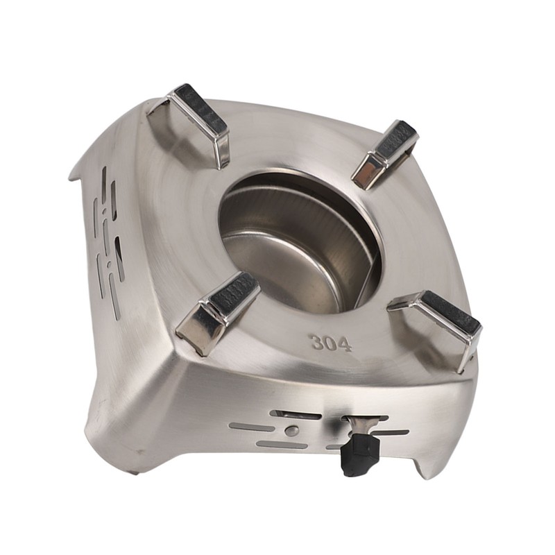 Drawer Type Alcohol Burner One Piece Stainless Steel Sliding Adjustment
