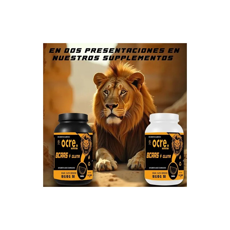 Aminoácidos Bcaas + Glutamina Ocre 1kg Varios Sabores