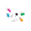 U Brands Push Pins Variety Pack, Office Supplies, with Round