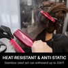 RHOS Carbon Retractable Rat Tail Comb for Parting and Styling,