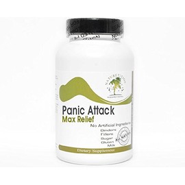 Panic Attack Max Relief ~ 180 Capsules - No Additives ~ Naturetition Supplements