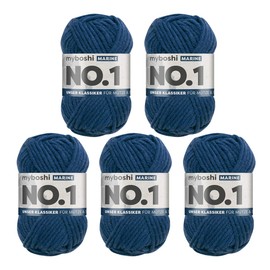 myboshi Crochet and Knitting Yarn | Model: No. 1 with Merino Wool | Thick Yarn