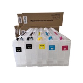 700ML/PC T6941-T6945 T6941 Refillable Ink Cartridge with One Time Chip for E-pson SureColor T3270 T5270 T7270 5Colors/Set with One Set Chip As Gift