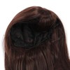 Brown Wig Fashionable Heat Resistant Soft Long Straight Layered Synthetic