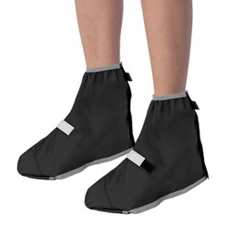 Overshoes Bicycle Waterproof Overshoes Rain Shoes Waterproof Rain Cover Gaiters for Cyclists Rain Cover Shoes Unisex Reinforced Sole Tip and Adjustable Fastener