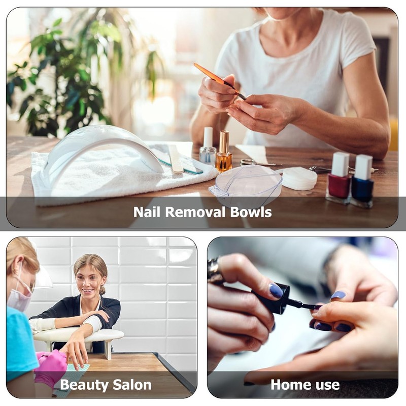 UKCOCO Herramientas en Salón de Belleza Profesional para Remojar Uñas